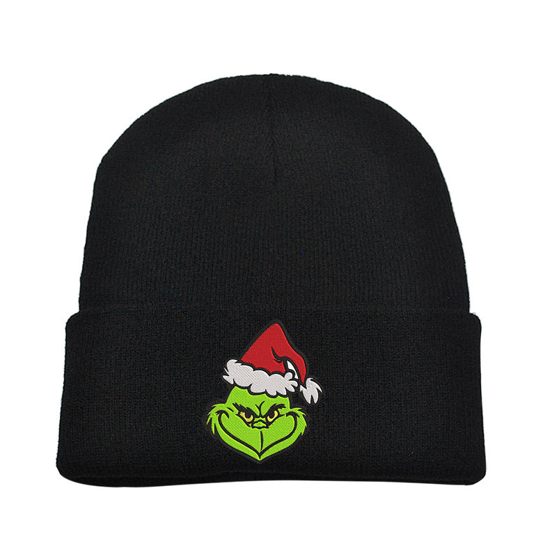 (Pre Order)Adults Christmas Embroidered Knitted Hat
