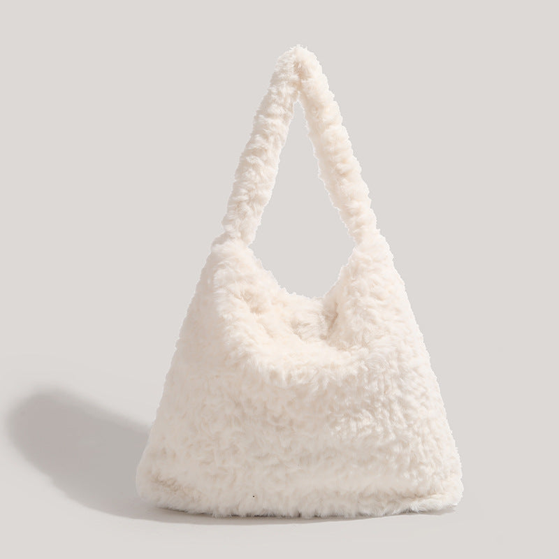 (Pre Order)Girls Cute Plush Doll Shoulder Bag