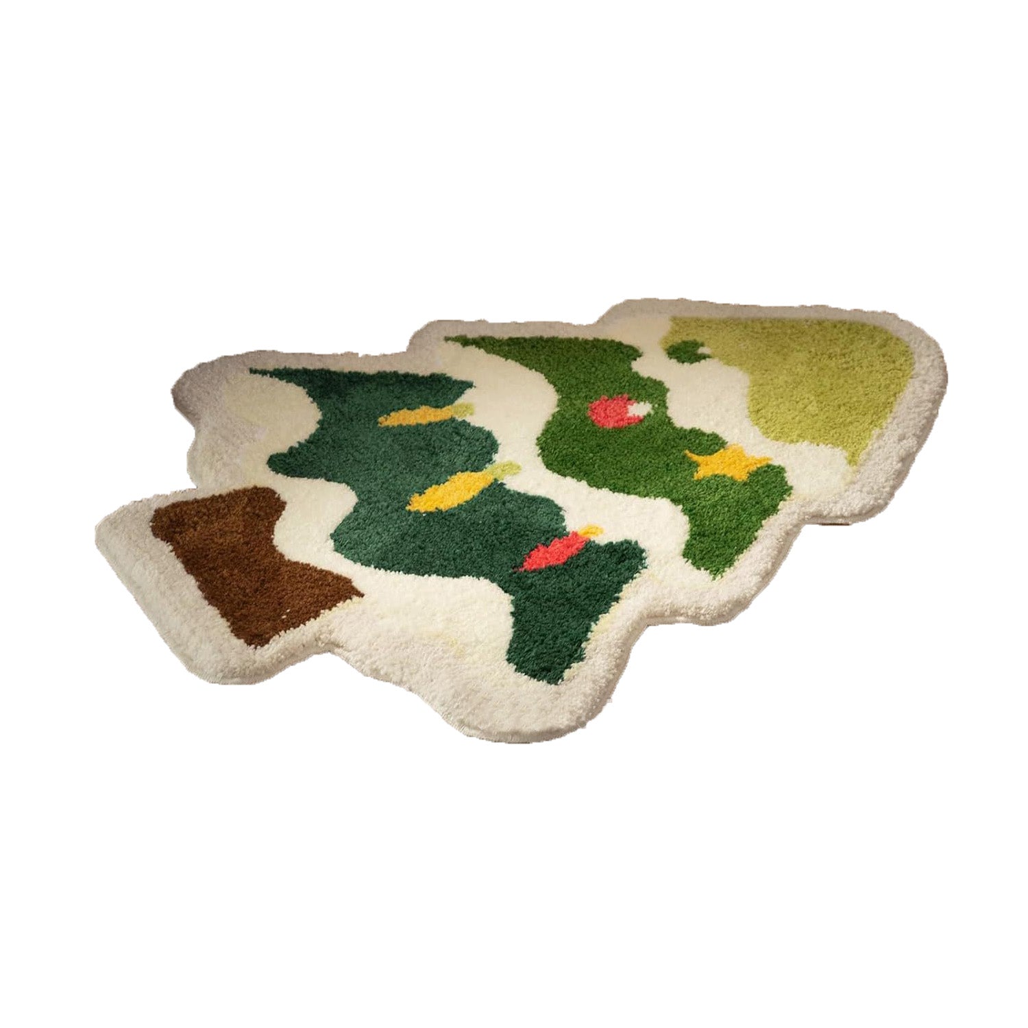 (Pre Order)Christmas Imitation Cashmere Floor Mat