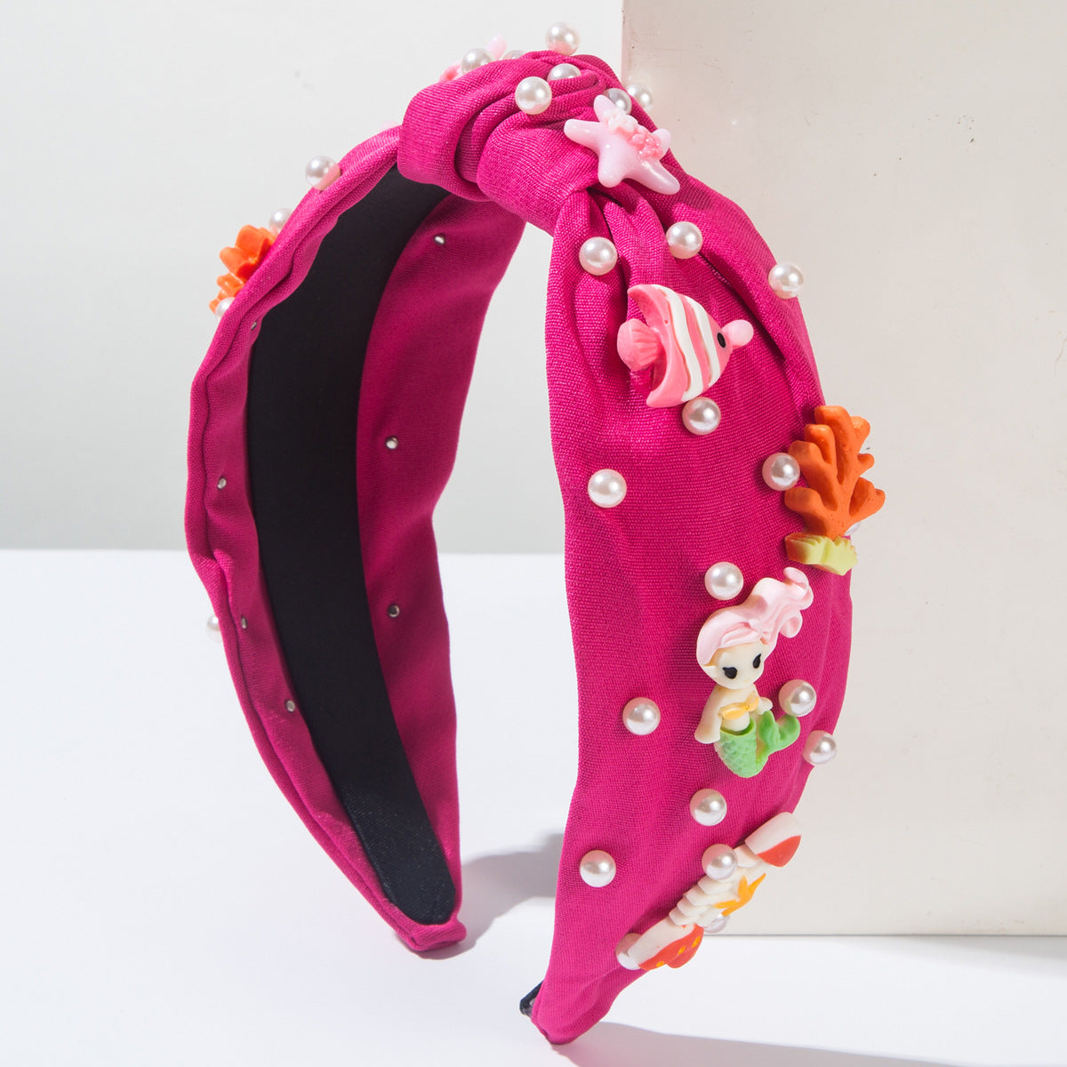 (Pre Order)Summer Stylish Sea Side Pearl Knotted Headband