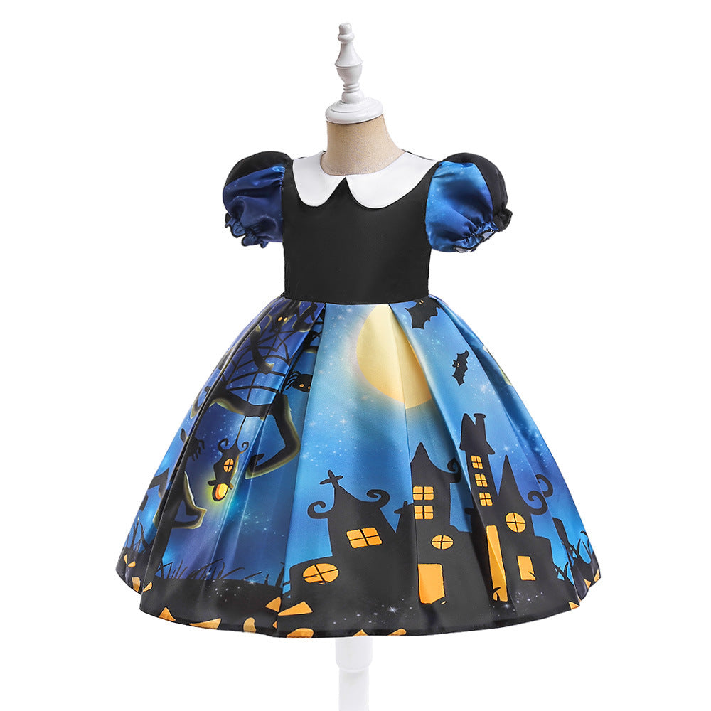 (Pre Order)Girls Halloween Costumes Dress With Bag