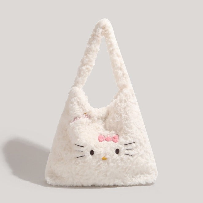 (Pre Order)Girls Cute Plush Doll Shoulder Bag