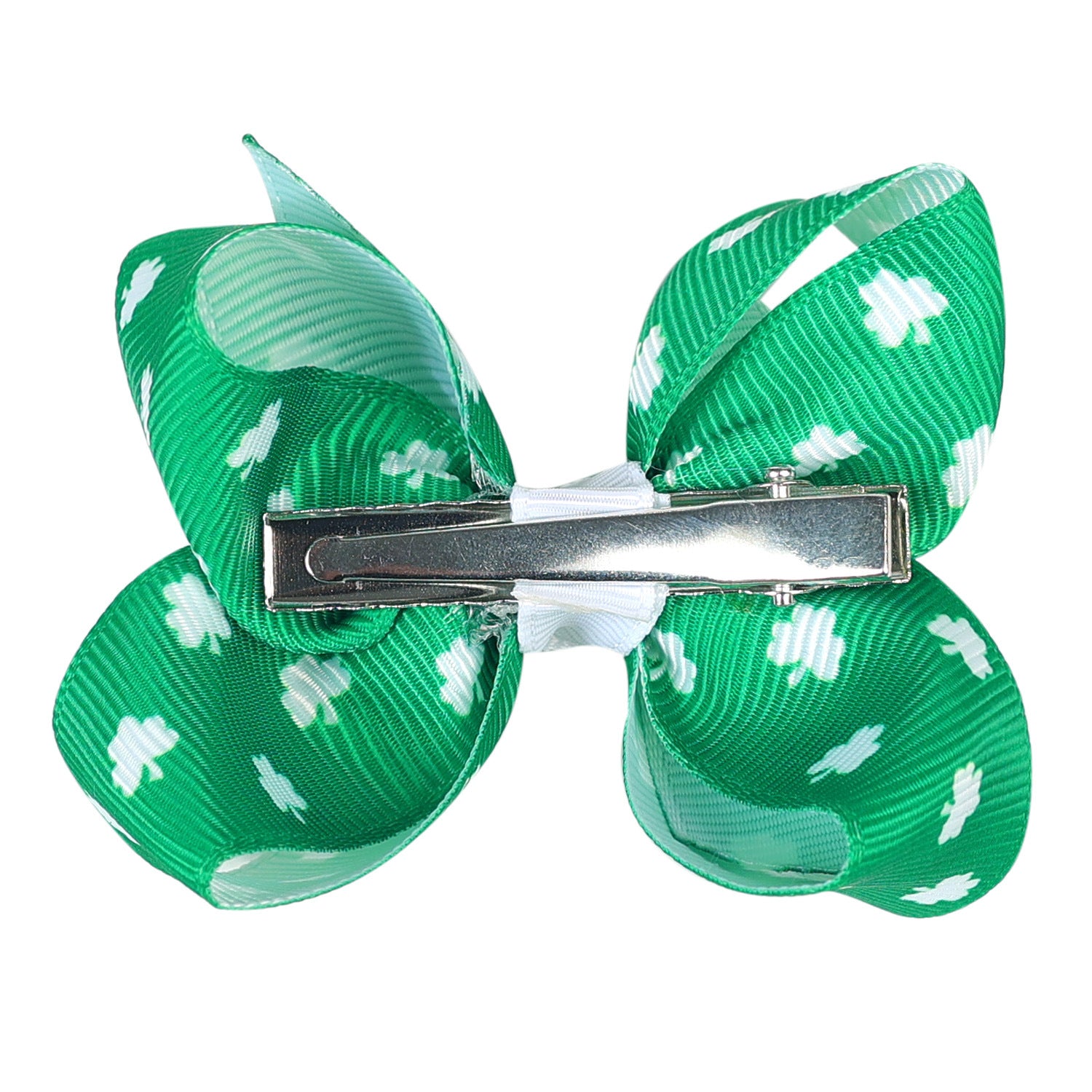 (Pre Order)Girls St.Patrick's Day Shamrock Bow Hair Clip