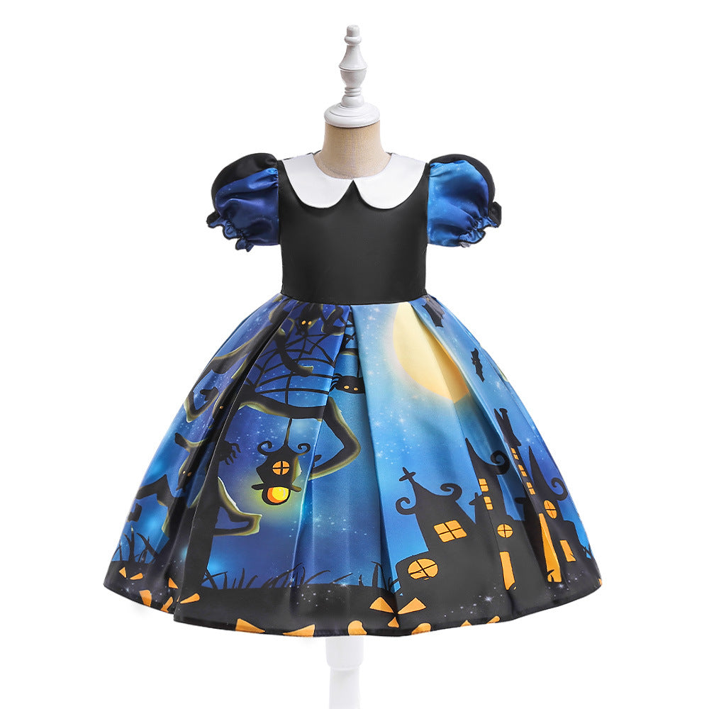(Pre Order)Girls Halloween Costumes Dress With Bag