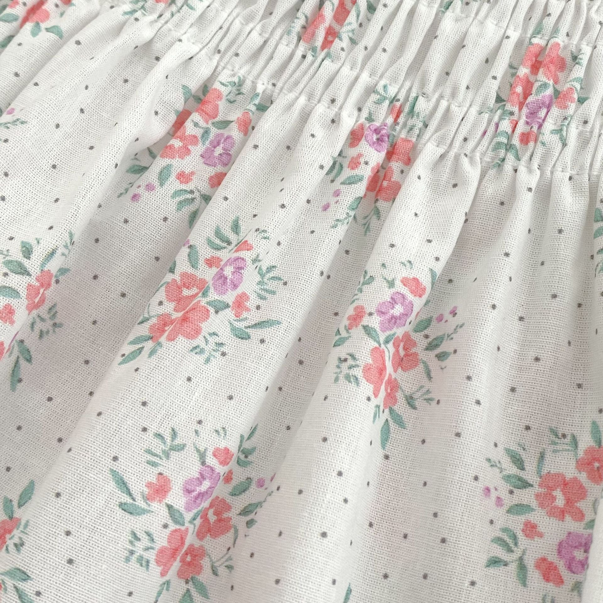 (Pre Order 2 Weeks)Sisters Floral Print Smocked Dress&Romper
