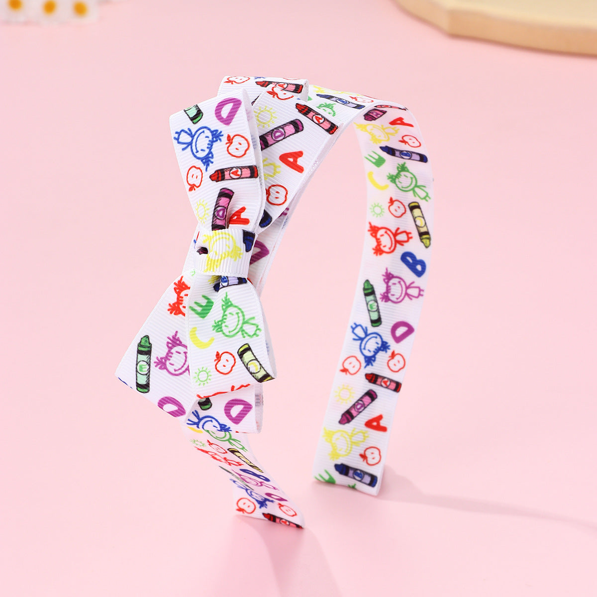 (Pre Order)Girls Summer Back To School Pencil Hairband