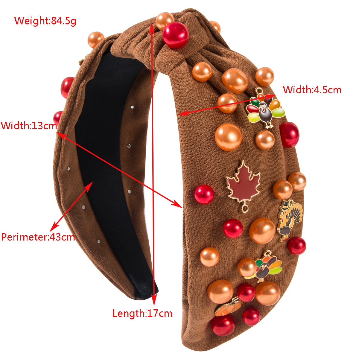 (Pre Order)Thanksgiving Stylish Rhinestone Headband
