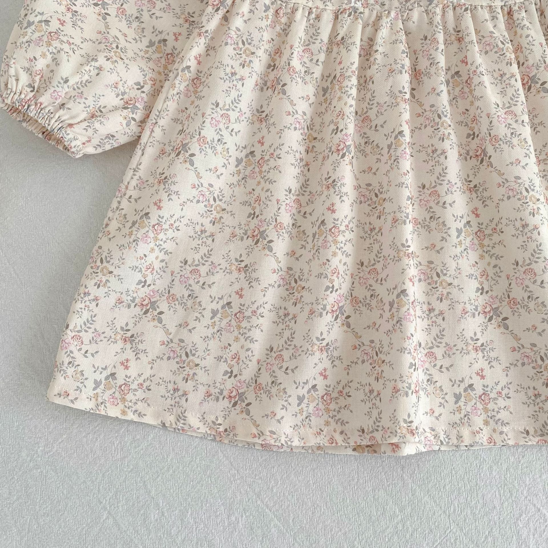 (Pre Order 2 Weeks)Sisters Fall Embroidery Baby Collar Dress&Romper