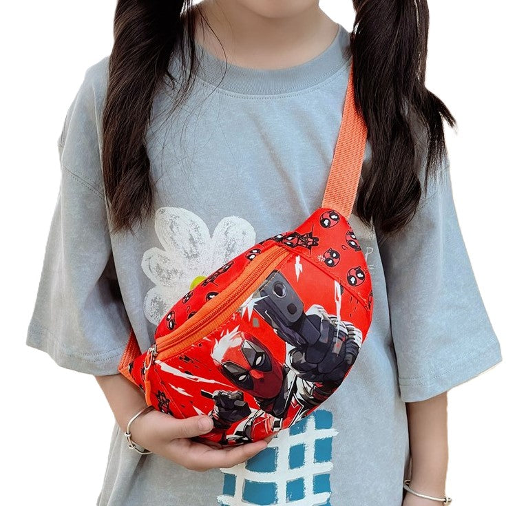 (Pre Order)Kids Super Hero Print Waist Bag