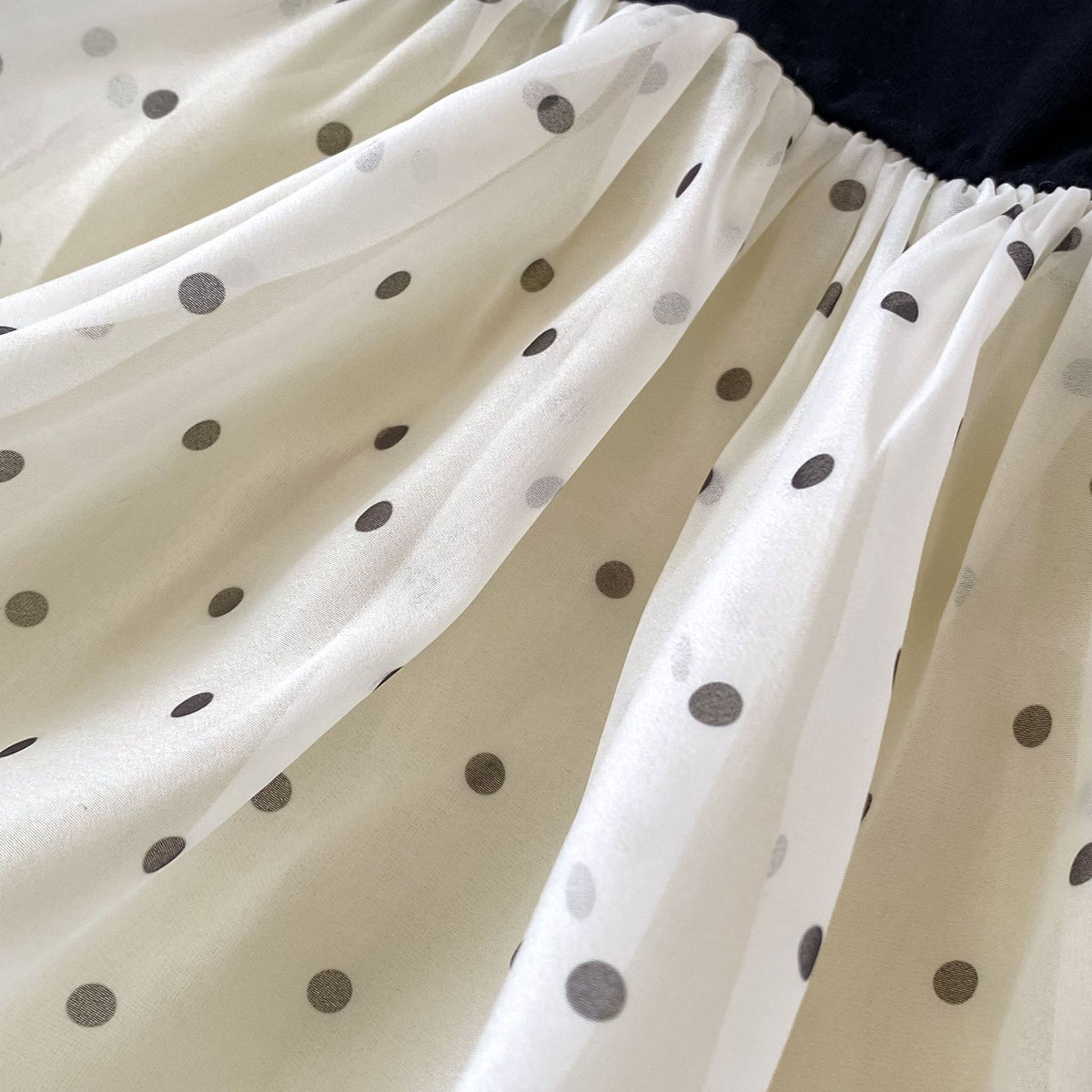 (Pre Order 2 Weeks)Girls Fall&Spring Dot Tulle Dress