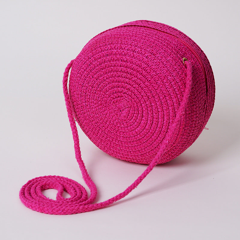 (Pre Order)Personalized Woven Bag with Name Embroidery - Customizable Bag for Kids