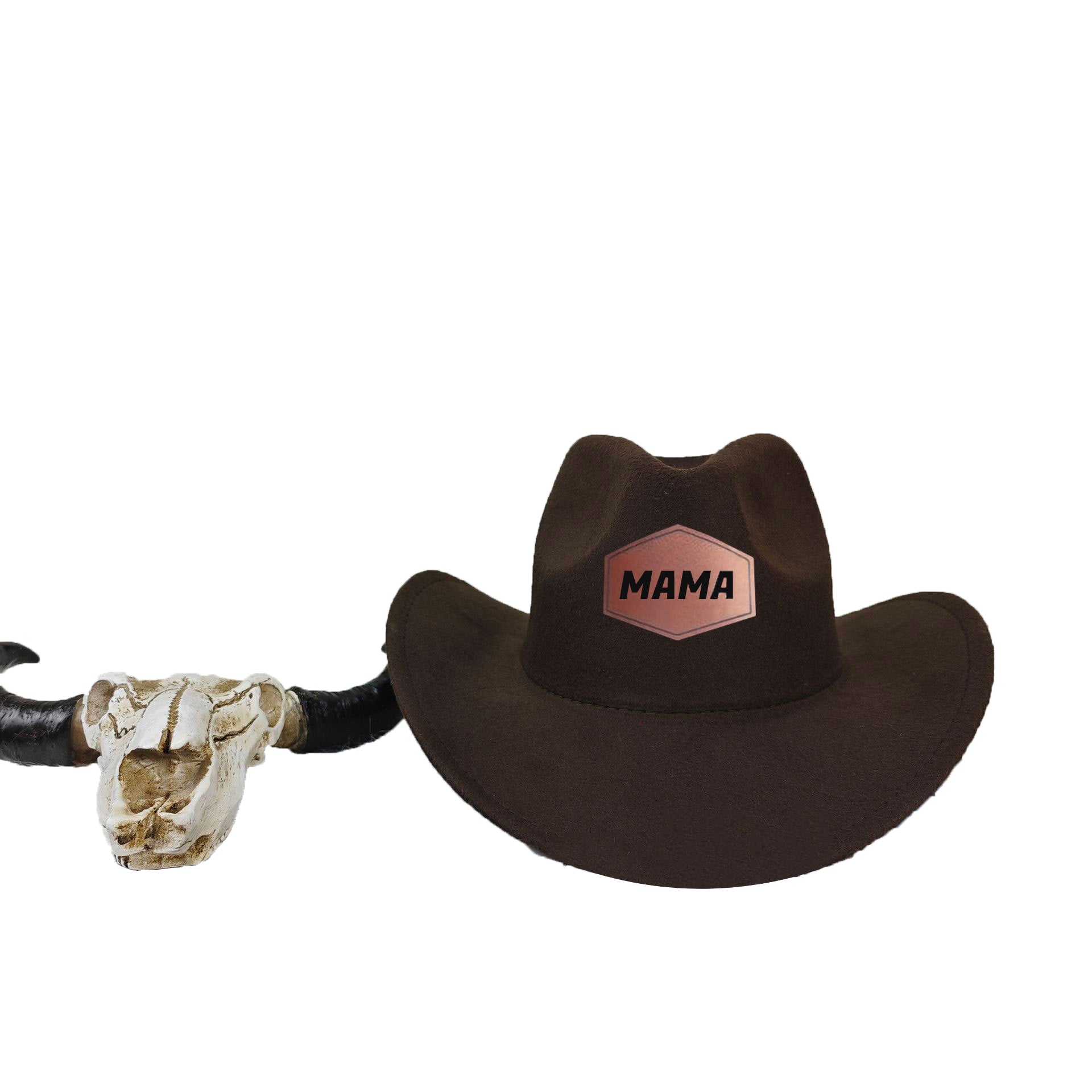 (Pre Order)Personalized Cowboy Hat with Printed Name - Custom Hat for Kids&Adults