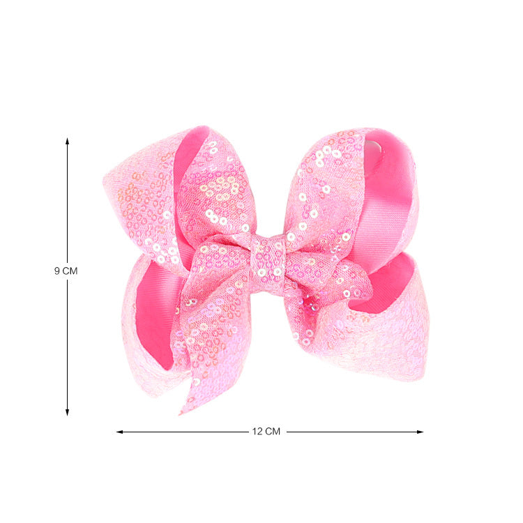 (Pre Order)Girls Sequin Bow Hair Clip
