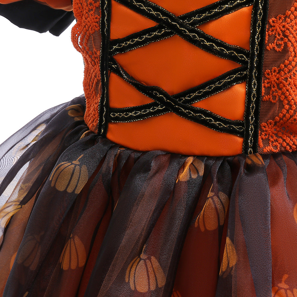 (Pre Order)Girls Halloween Costumes Tulle Dress