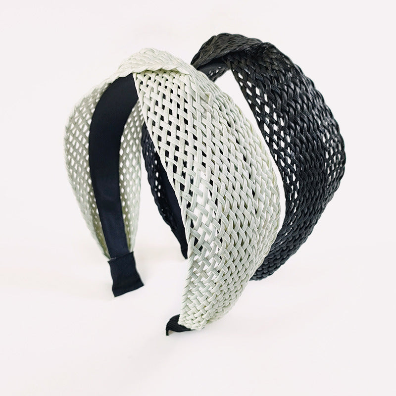 (Pre Order)Stylish Knotted Lafite Grass Headband