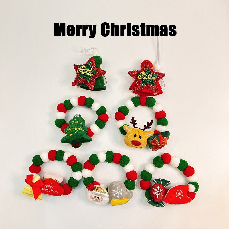 (Pre Order)Christmas Pets Collar and Hat