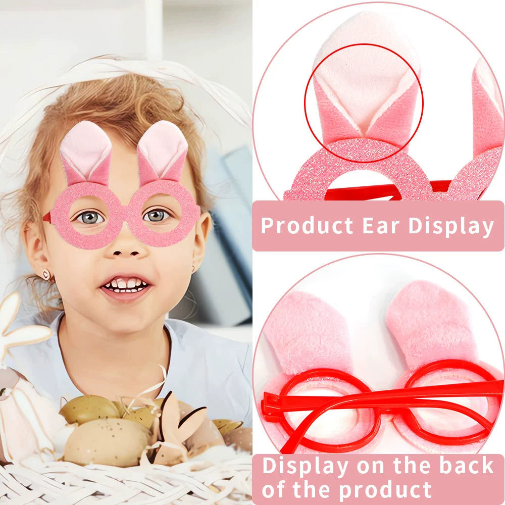 (Pre Order)Kids Easter Bunny Shaped Glasses