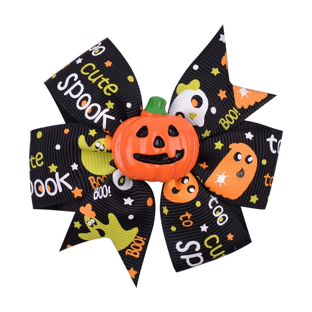 (Pre Order)Girls Halloween Hair Clip