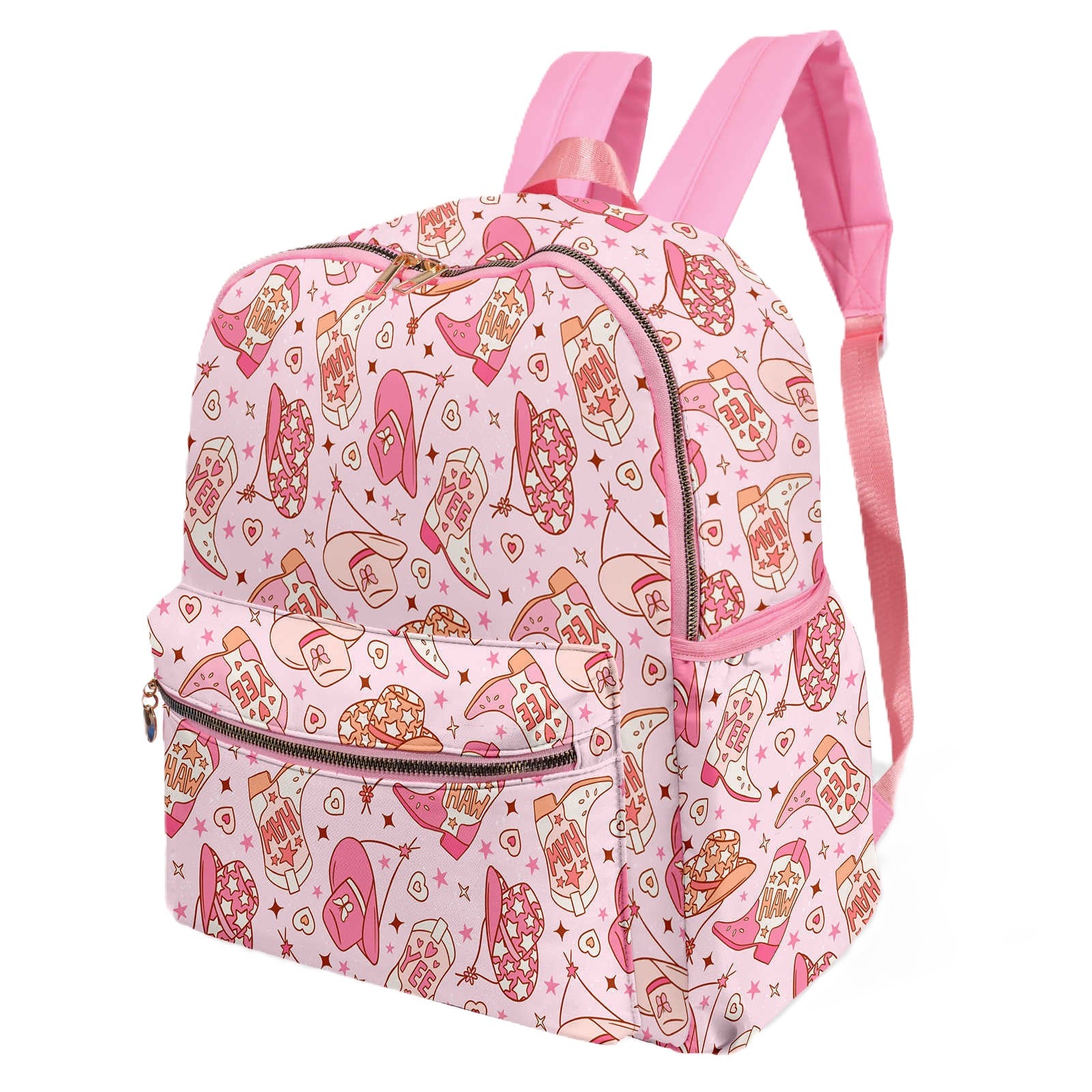 (Pre Order)Summer Back To School Western Girls Print Backpack