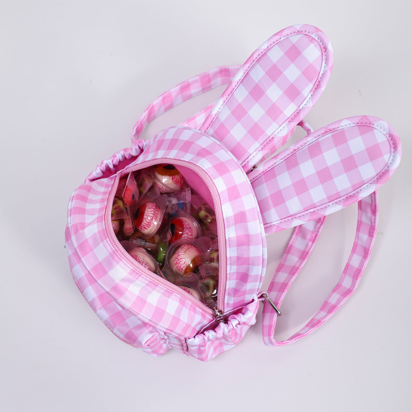 (Pre Order)Kids Easter Bunny Plaid Backpack