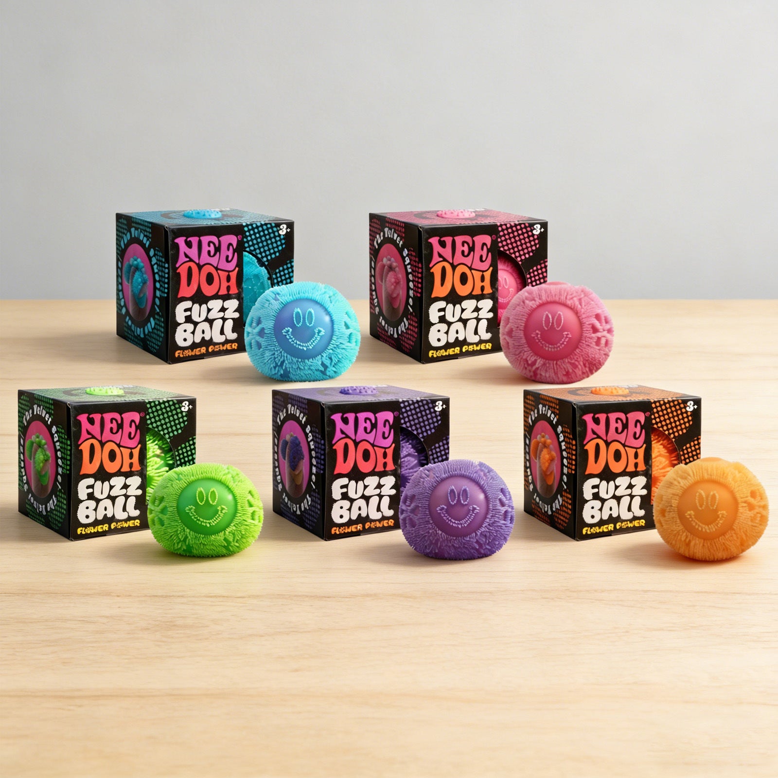 (Pre Order)Squeeze Fuzz Ball Toy