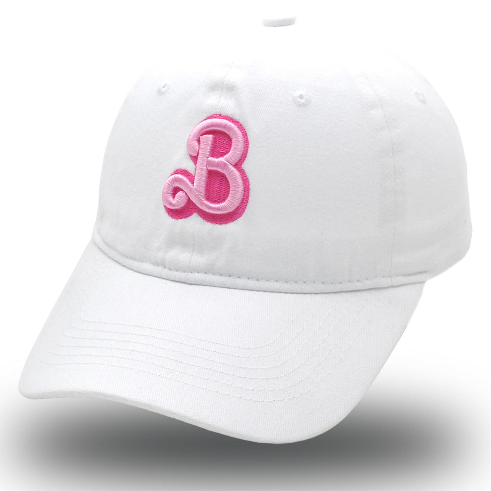 (Pre Order)Adults B letter Embroidered Cap