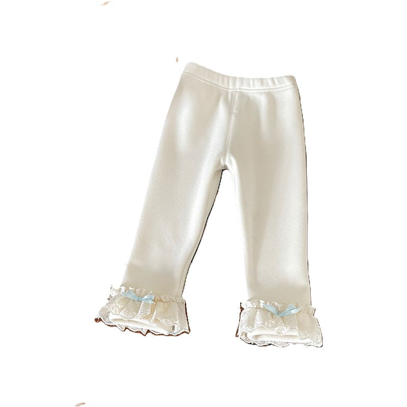 (In Production)Girls Fall&Winter Lace Leggings