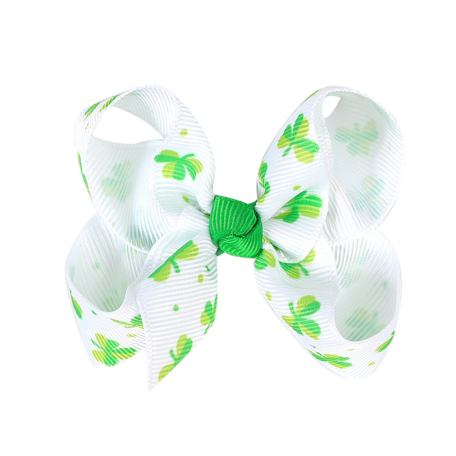 (Pre Order)Girls St.Patrick's Day Shamrock Bow Hair Clip