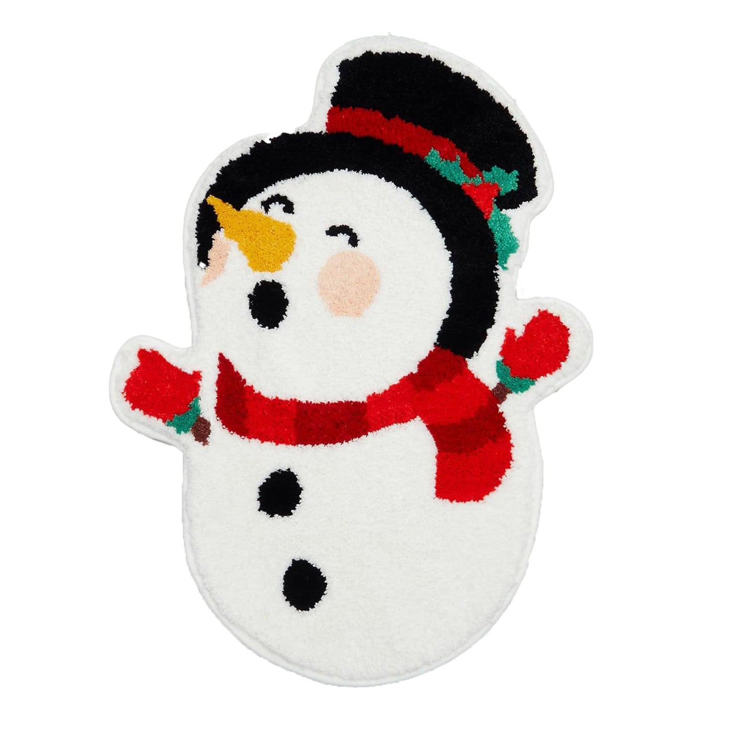 (Pre Order)Christmas Imitation Cashmere Floor Mat