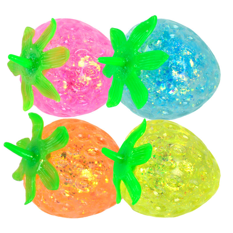 (Pre Order)Squeeze Strawberry Toy-Sequin