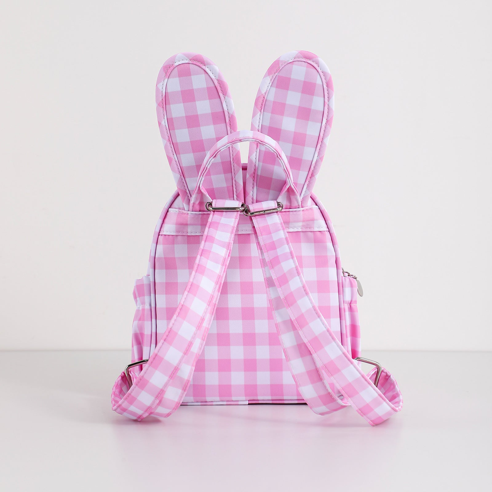 (Pre Order)Kids Easter Bunny Plaid Backpack