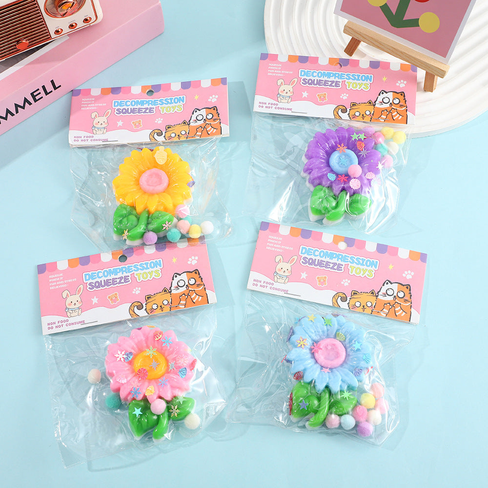 (Pre Order)Squishy Squeeze Sunflower Toy