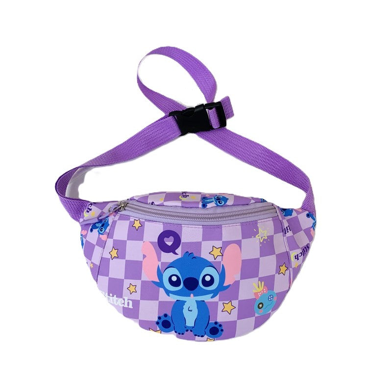 (Pre Order)Kids Cartoon Print Waist Bag