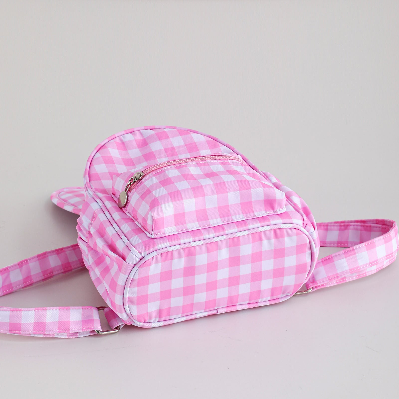 (Pre Order)Kids Easter Bunny Plaid Backpack