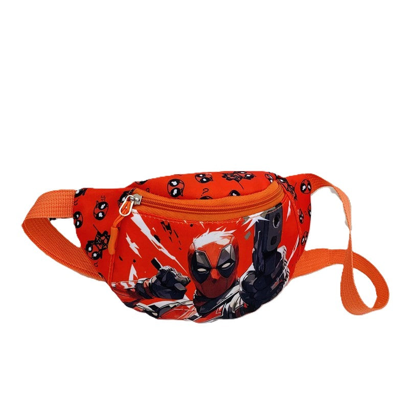 (Pre Order)Kids Super Hero Print Waist Bag