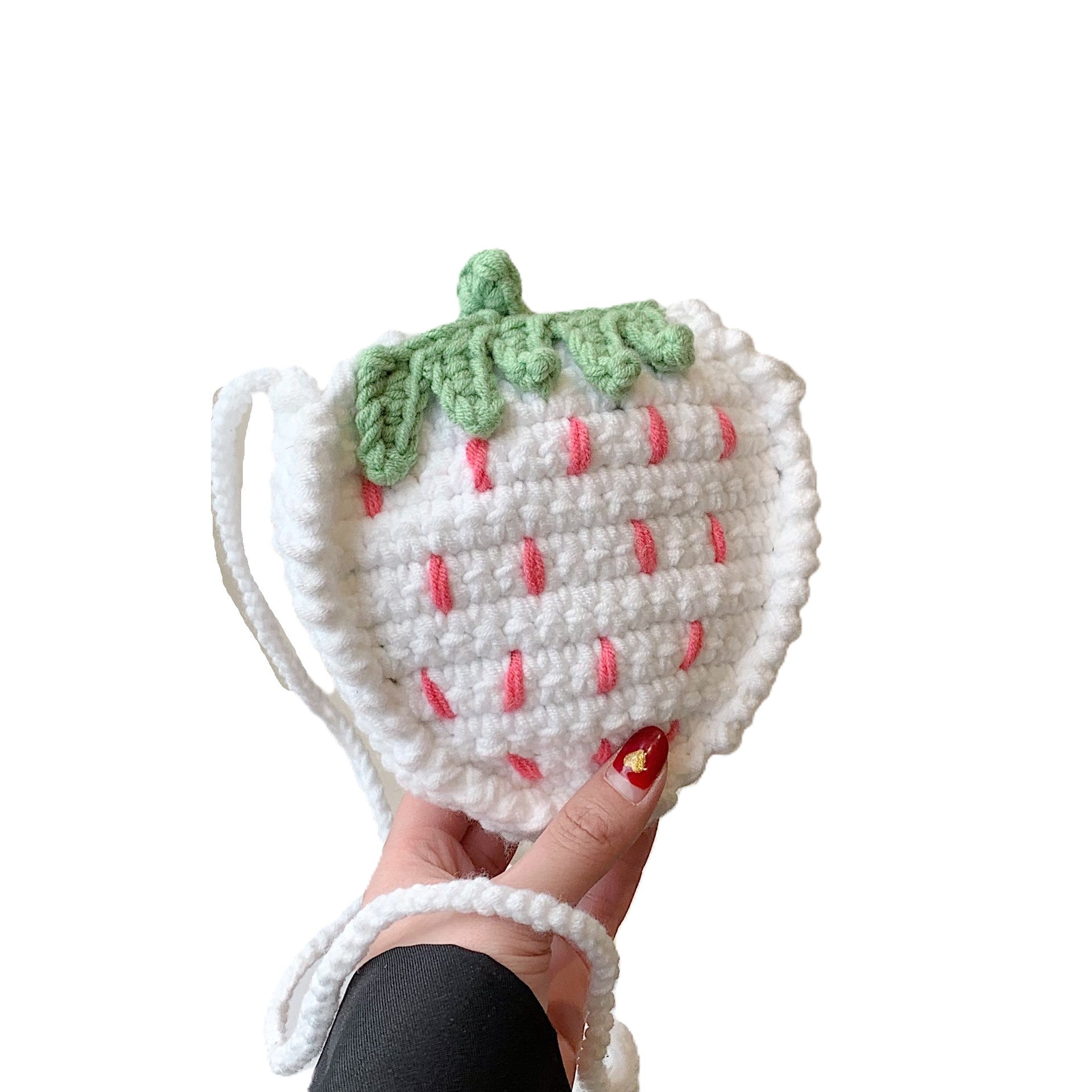 (Pre Order)Spring&Summer Strawberry Woolen Woven Bag