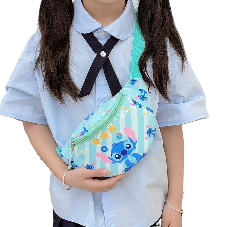 (Pre Order)Kids Cartoon Print Waist Bag