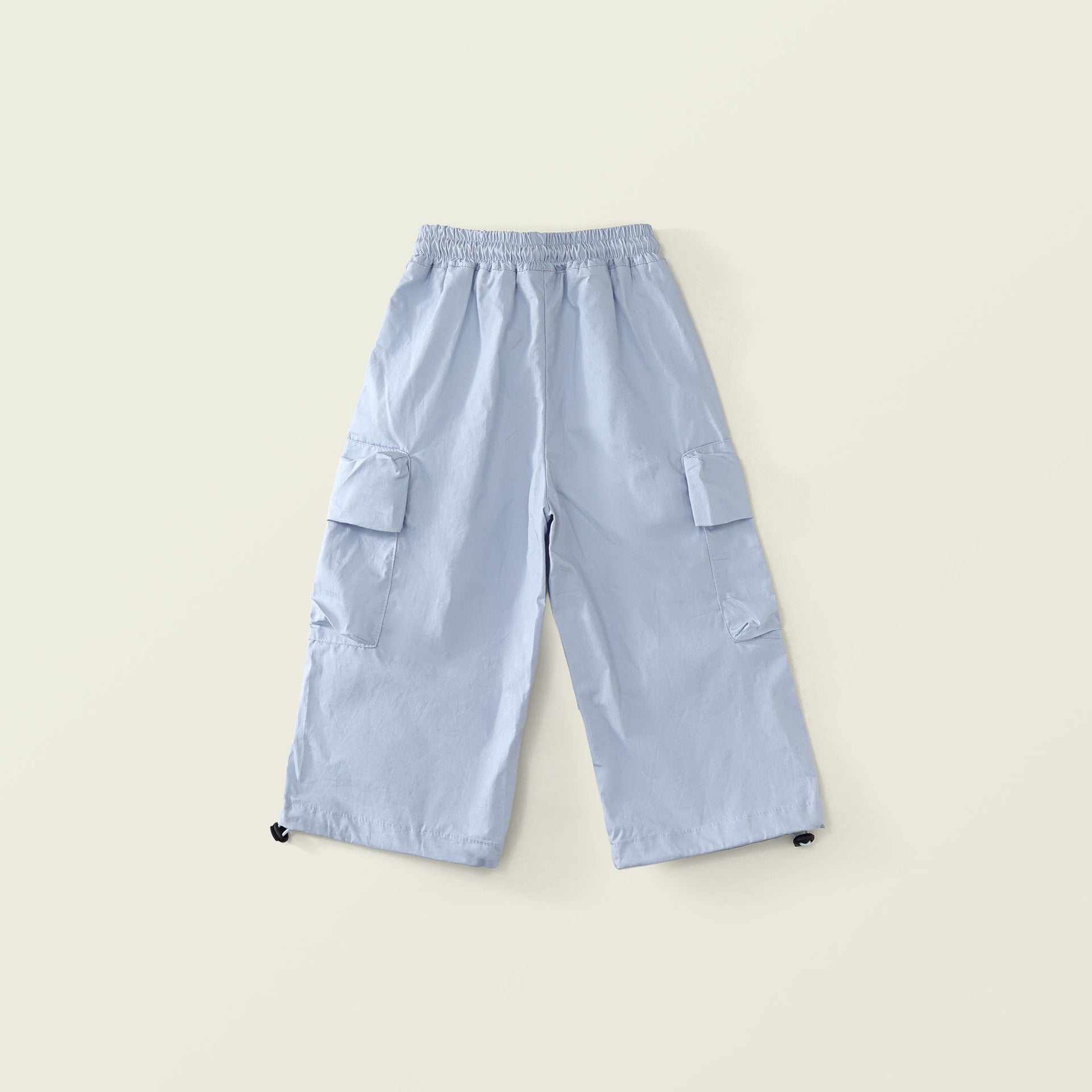 (In Production)Girls Spring Multicolored Pocket Cargo Pants