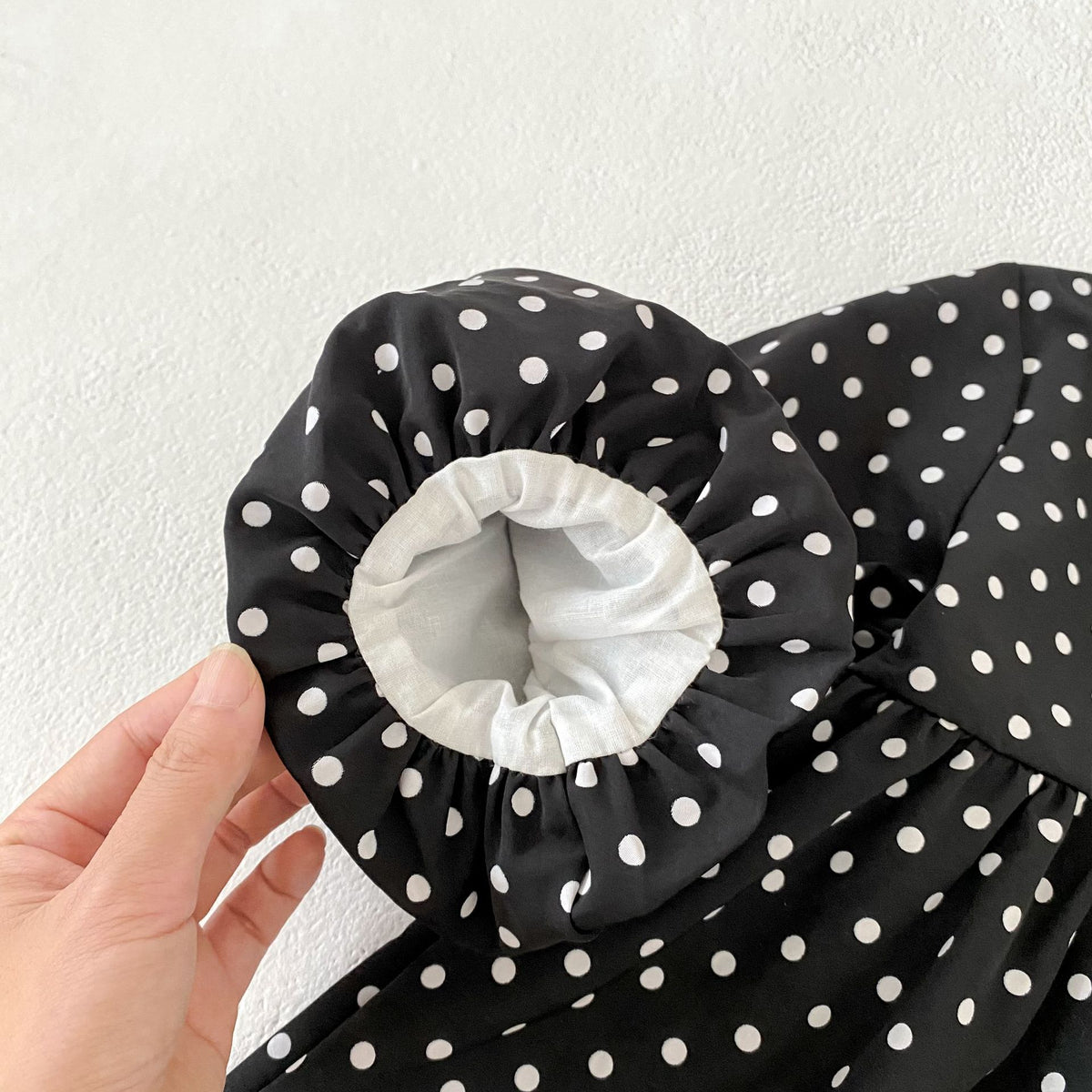 (Pre Order 2 Weeks)Girls Fall&Spring Dot Lace Dress