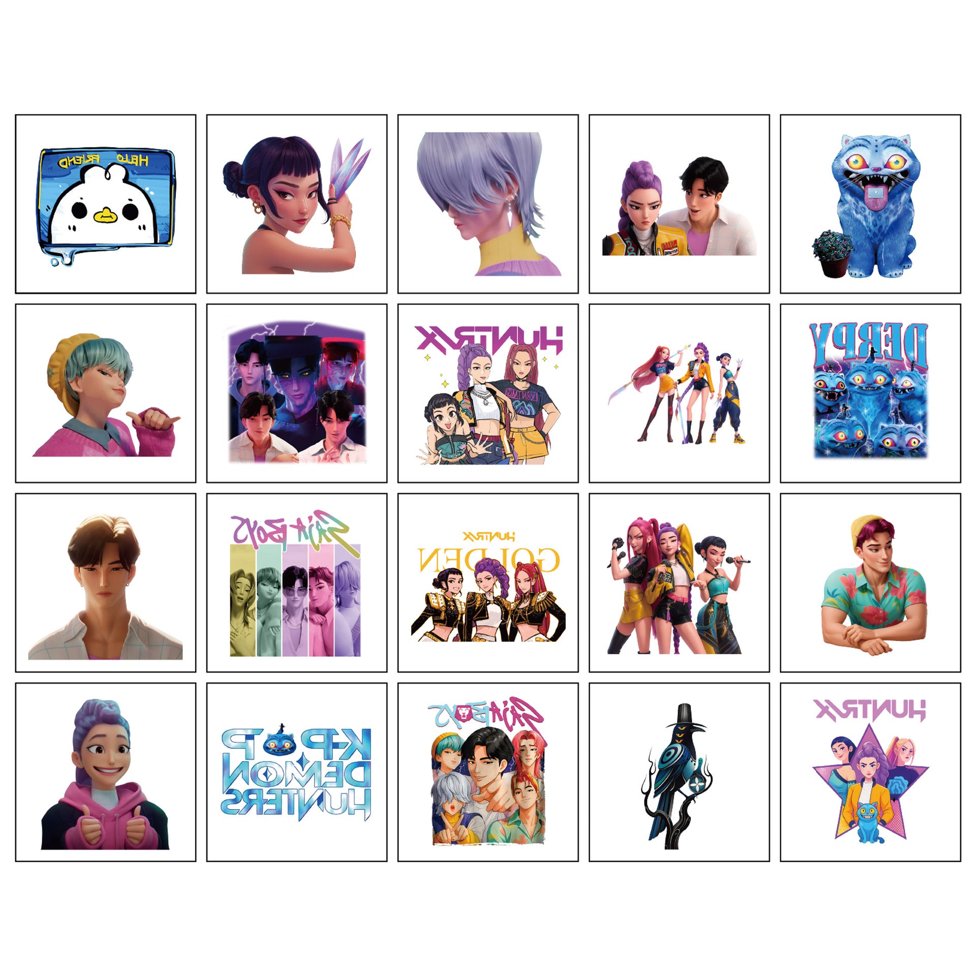 (Pre Order)Movie Character Tattoo Sticker