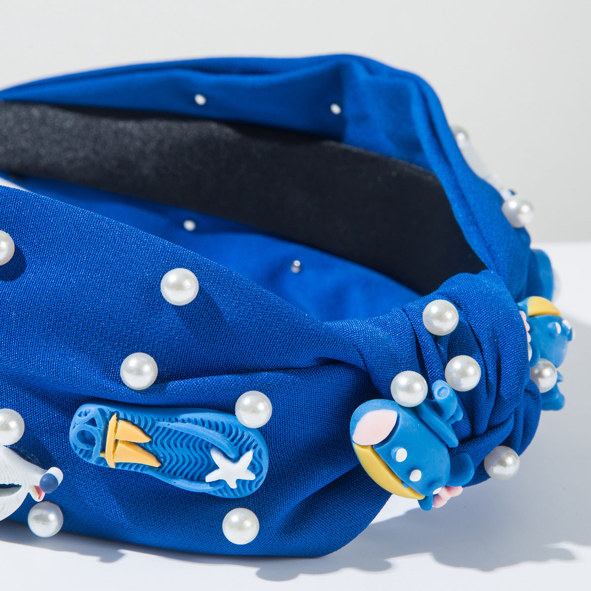 (Pre Order)Summer Stylish Sea Side Pearl Knotted Headband