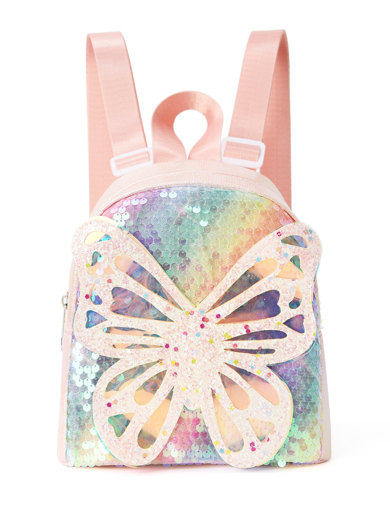 (Pre Order)Girls Butterfly Sequin backpack