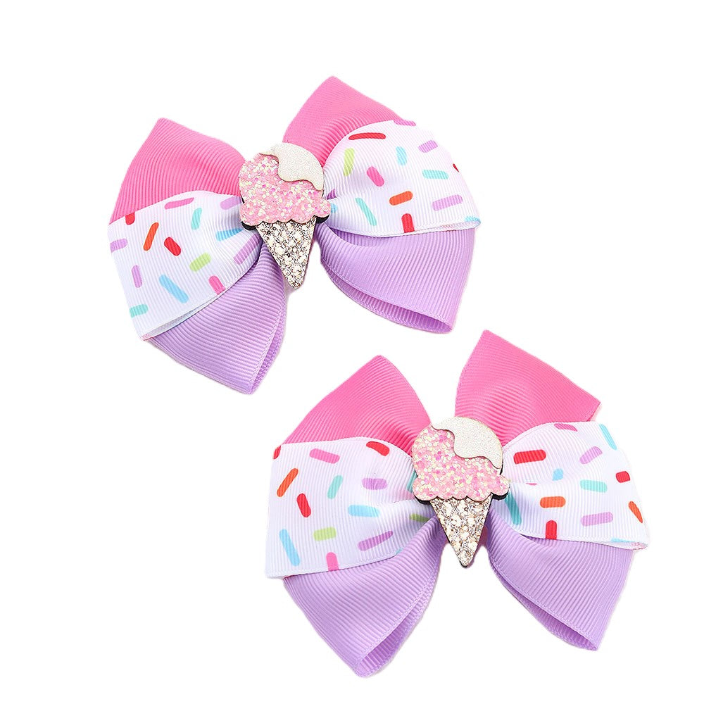 (Pre Order)Girls Spring&Summer Ice Cream Hair Clip