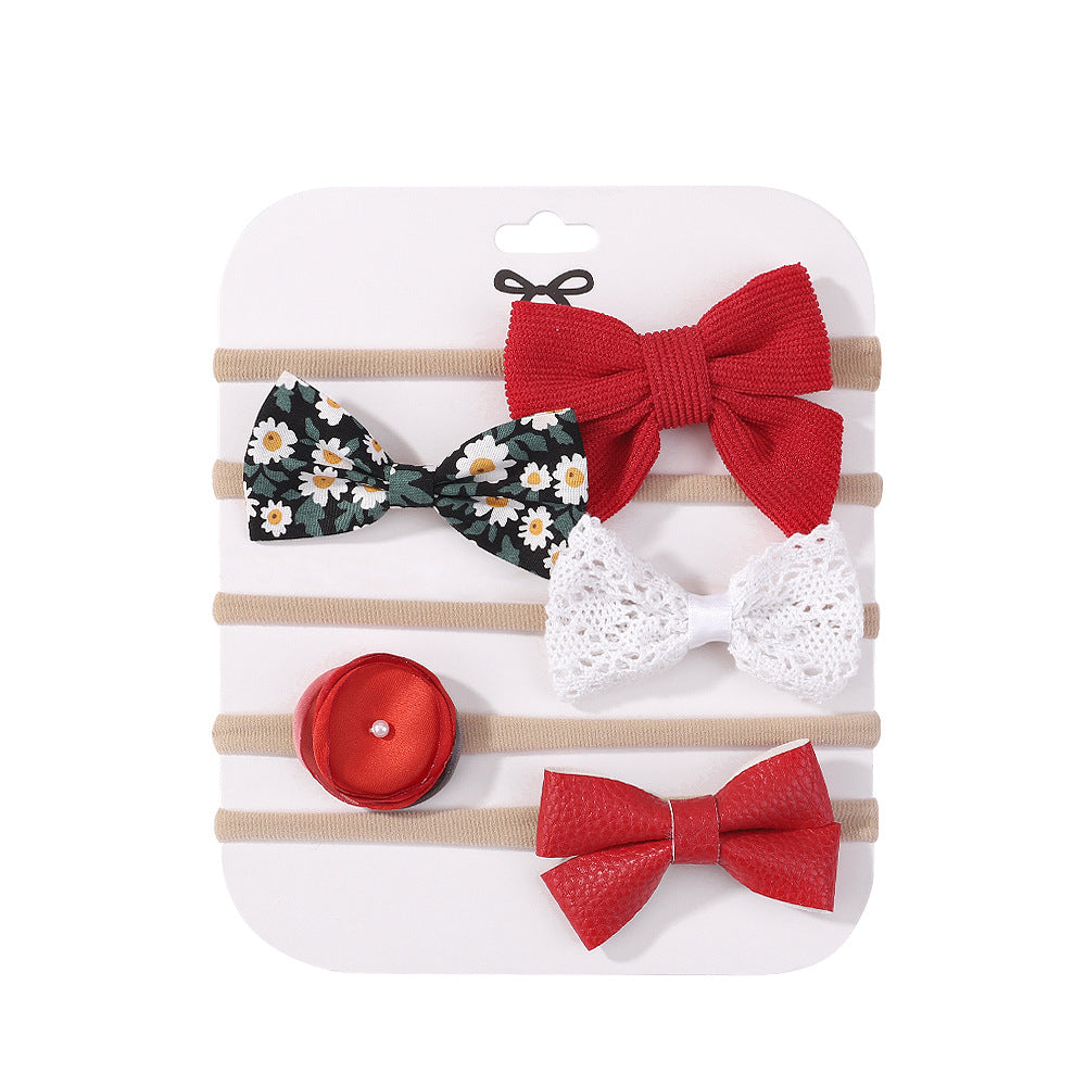 (Pre Order)Girls Spring and Summer Bow Scrunchie Suit