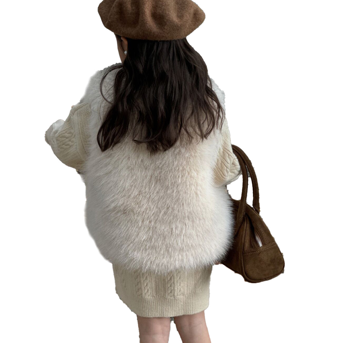 (Pre Order)Kids' Faux Fur Vest