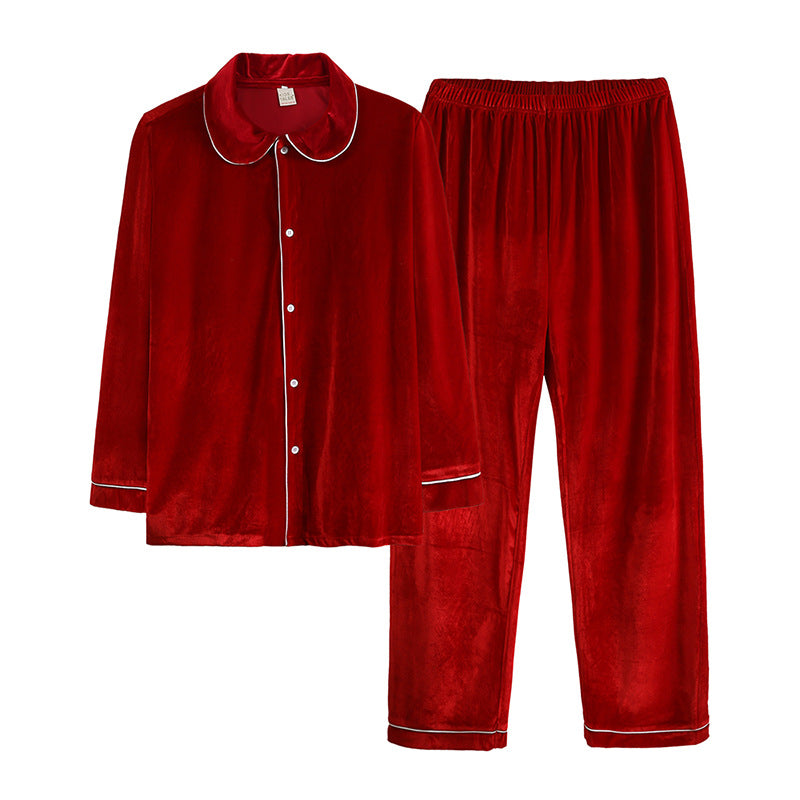 (PRE ORDER)ADULT DADDY MOMMY FAMILY VELVET PAJAMAS SET