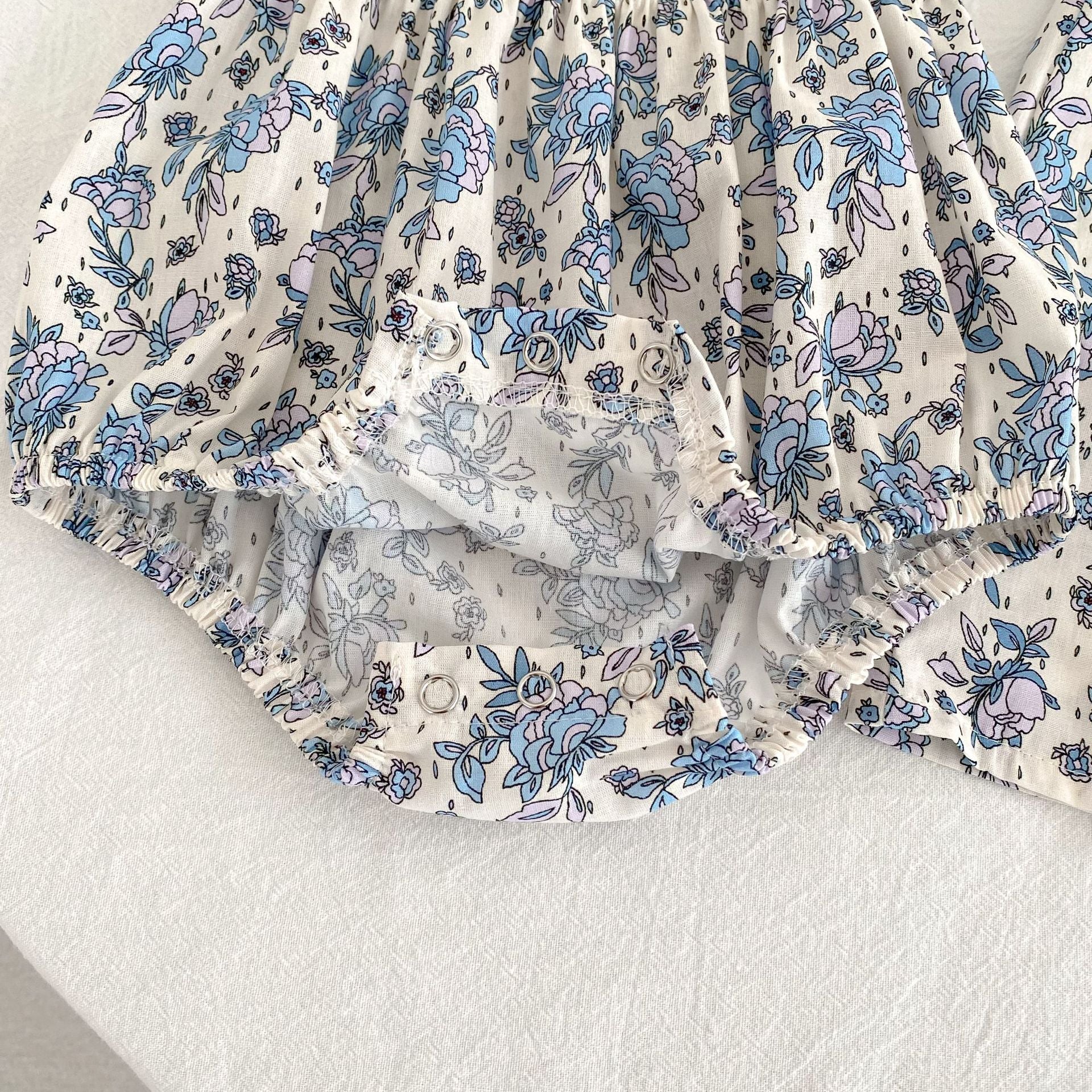 (In Production)Sisters Spring&Summer Floral Smocked Dress,Romper