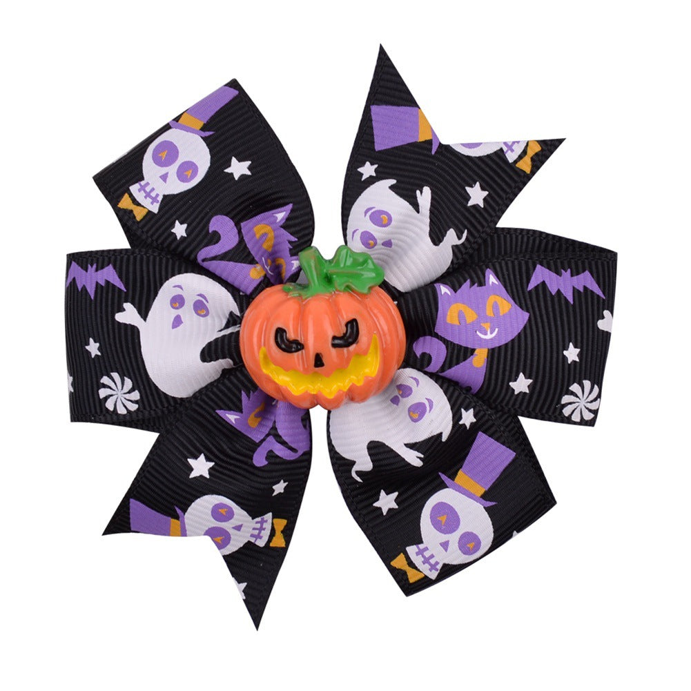 (Pre Order)Girls Halloween Hair Clip