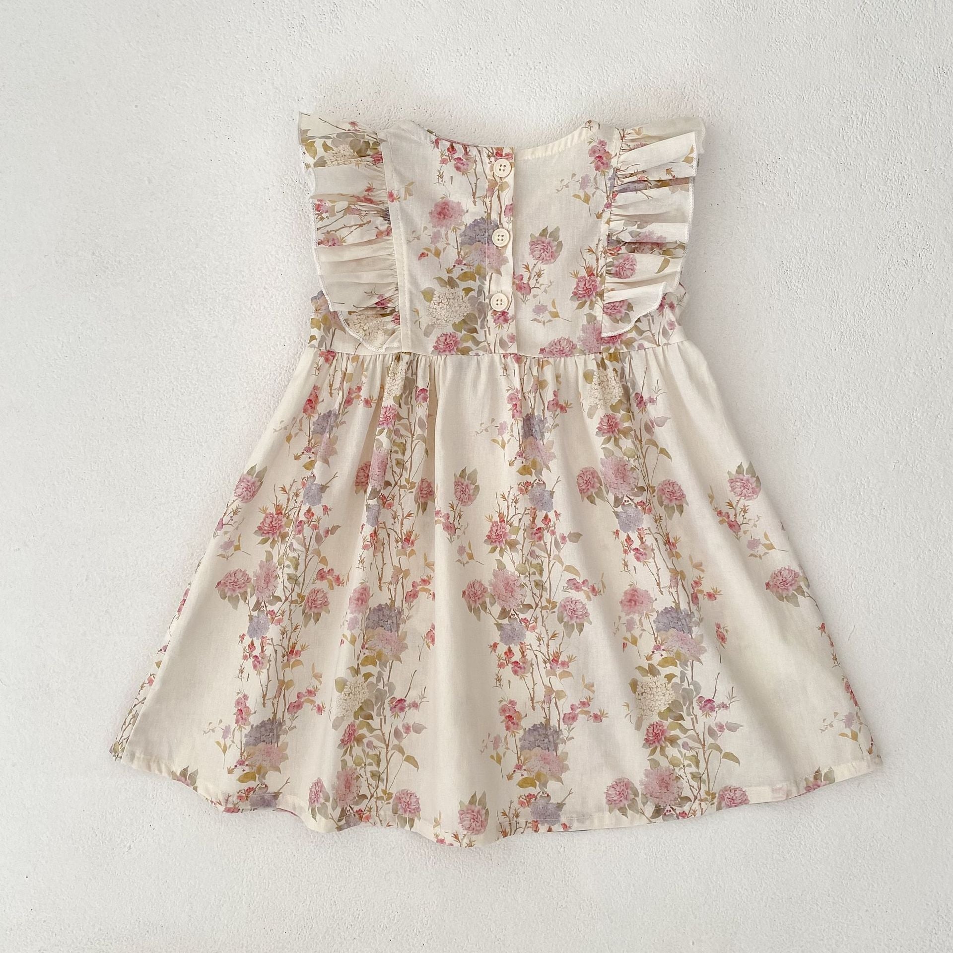(In Production)Sisters Spring&Summer Floral Smocked Dress,Romper