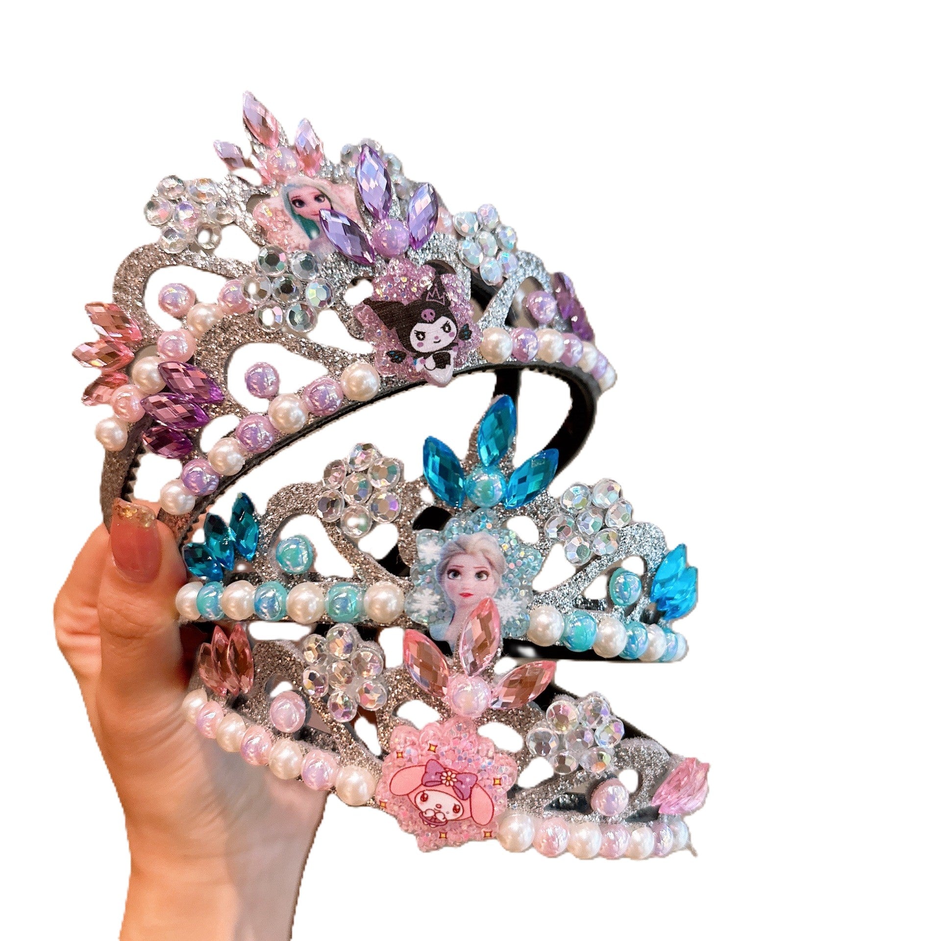 (Pre Order)Girls Princess&Cartoon Crystal Crown